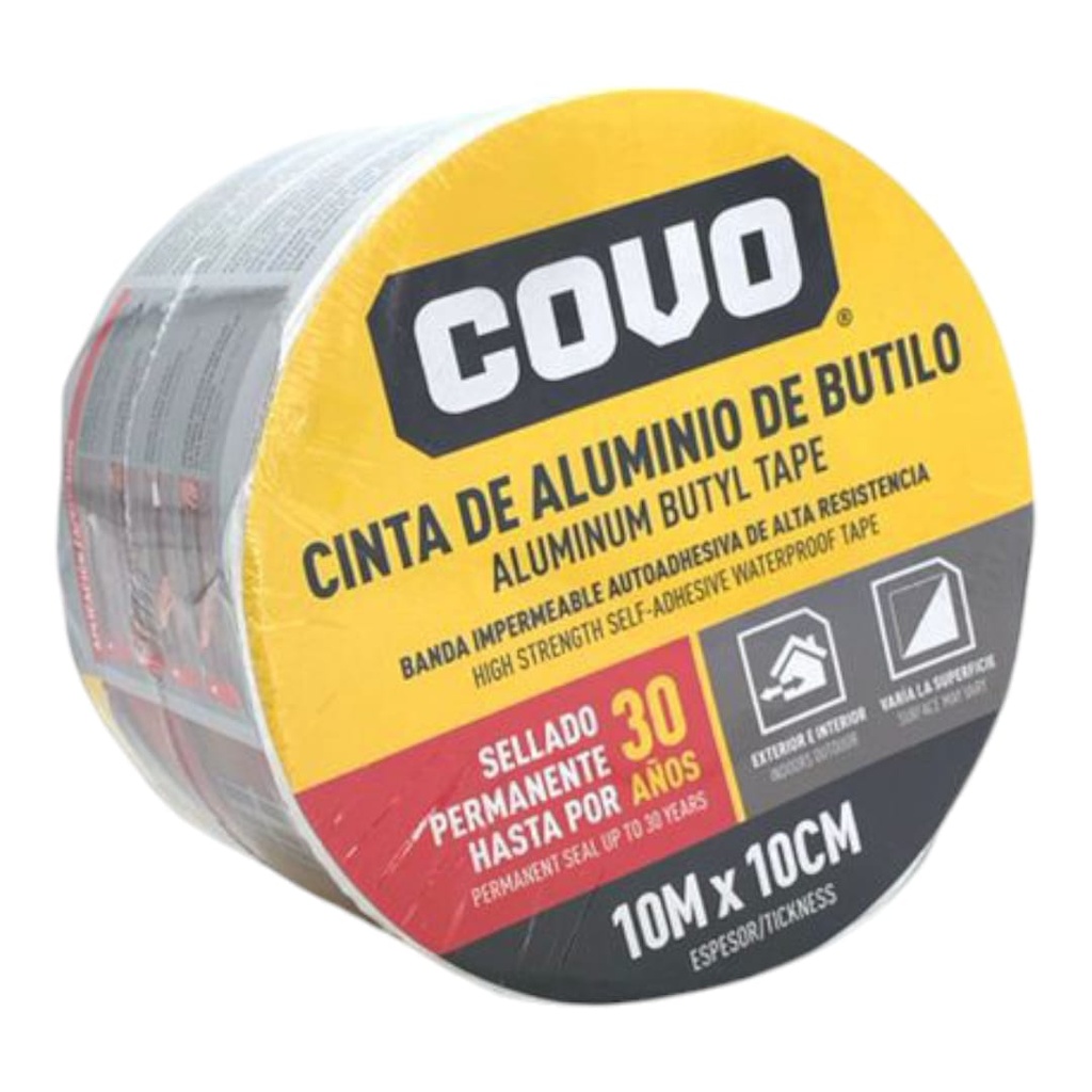 CINTA DE BUTILO 10cm X 10Mts