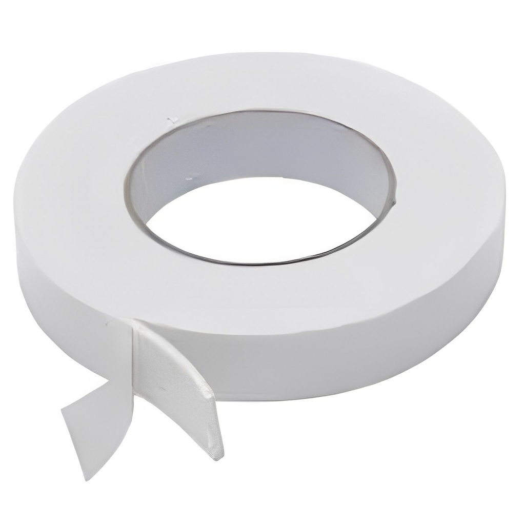 CINTA DOBLE FAZ BLANCO 10mm x 30Mts