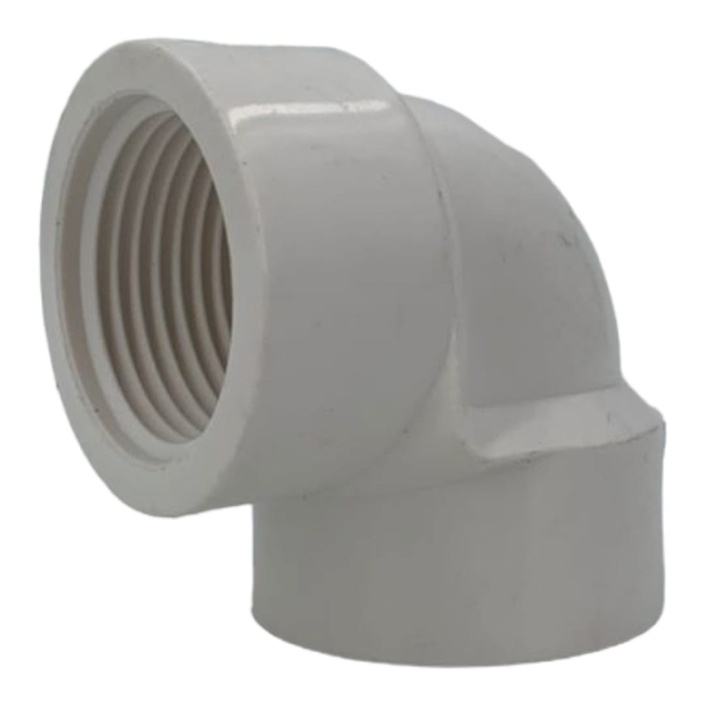 CODO PVC 1/2 X 90 C/ROSCA