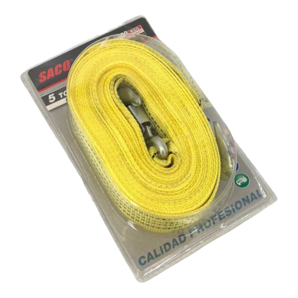 CORREA PARA REMOLQUE 5 TON x 8Mts C/GANCHO