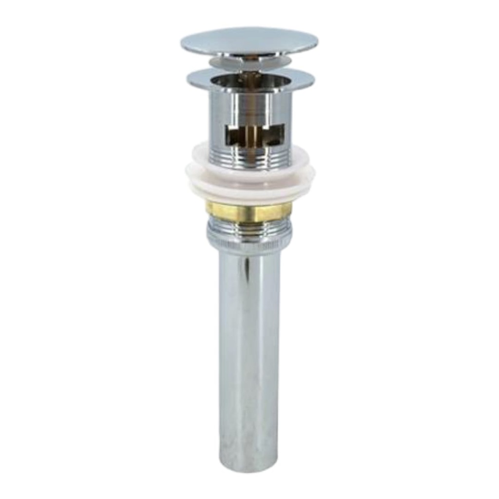 DESAGUE LAVAMANO PUSH HONGO CON REBOSADERO IMP