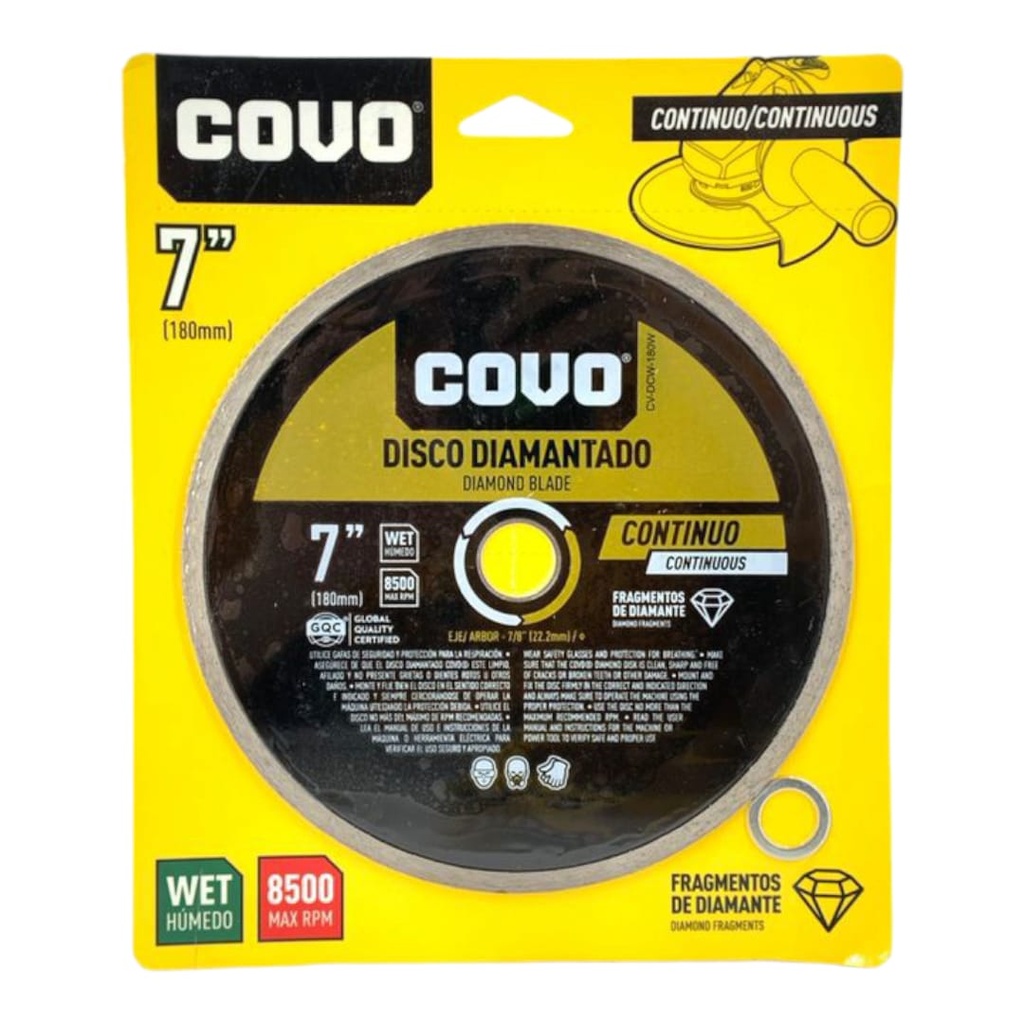 DISCO DIAMANTE 7" LISO