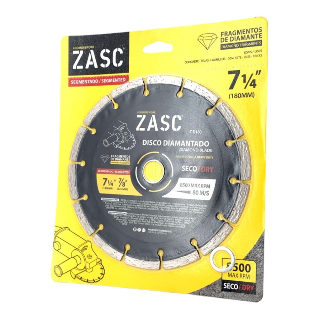 DISCO DIAMANTE 7-1/4" SEGMENTADO