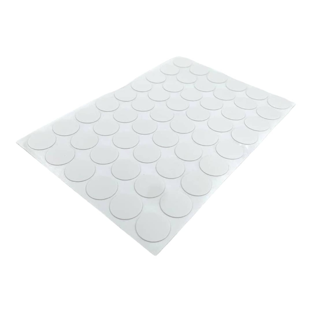 ETIQUETA TAPA TORNILLOS PARA FORMICA #1 54 STICKES x HOJA