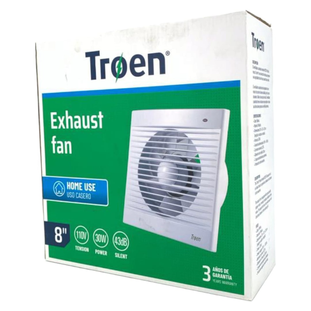 EXTRACTOR DE AIRE 8"