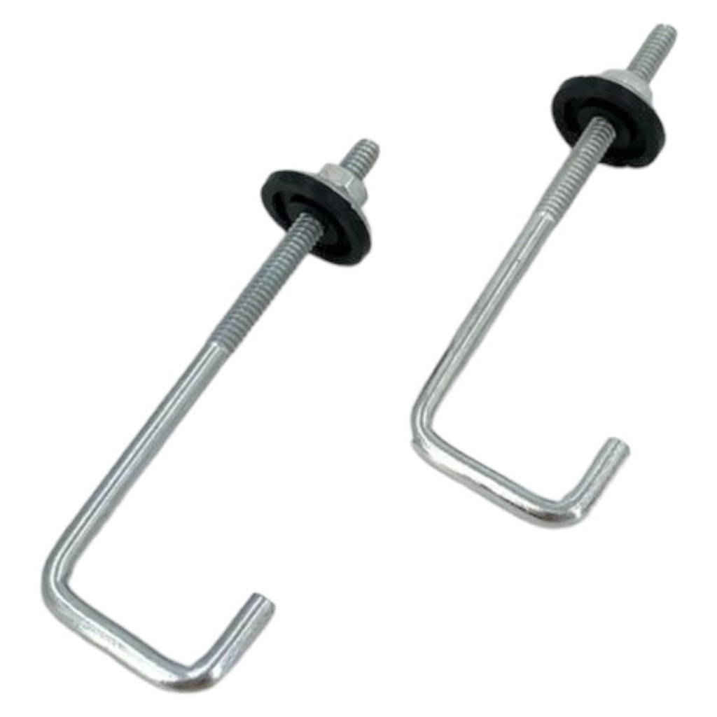 GANCHO 2x1 x 100UND CORTO P/TECHO