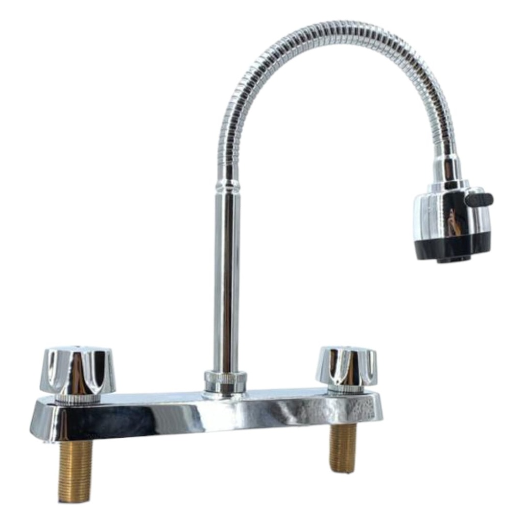 GRIFO FREGADERO CUELLO FLEXIBLE M/POMO (PESO 900g) IMP