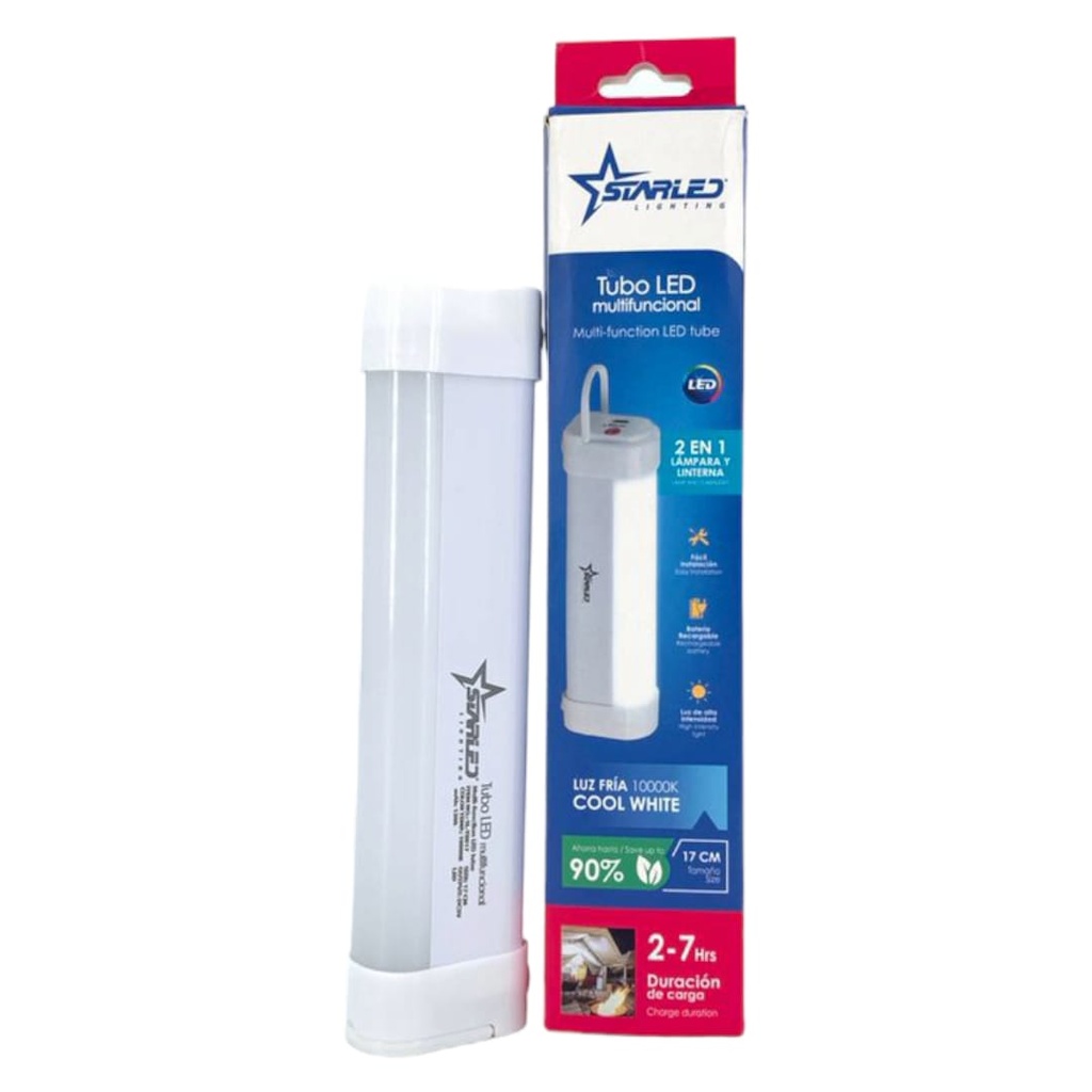 LAMPARA RECARGABLE 17cm (2-7Hrs DURACION)