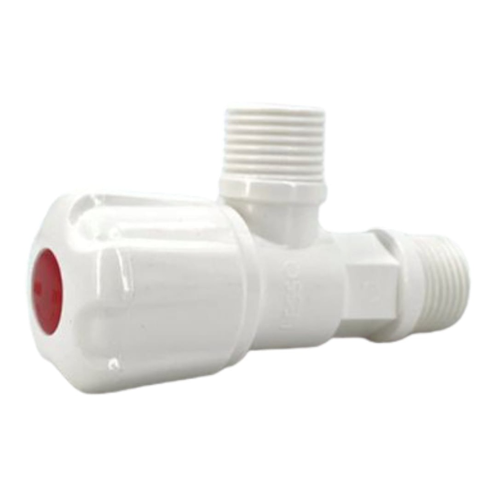 LLAVE DE ARRESTO PVC 1/2"