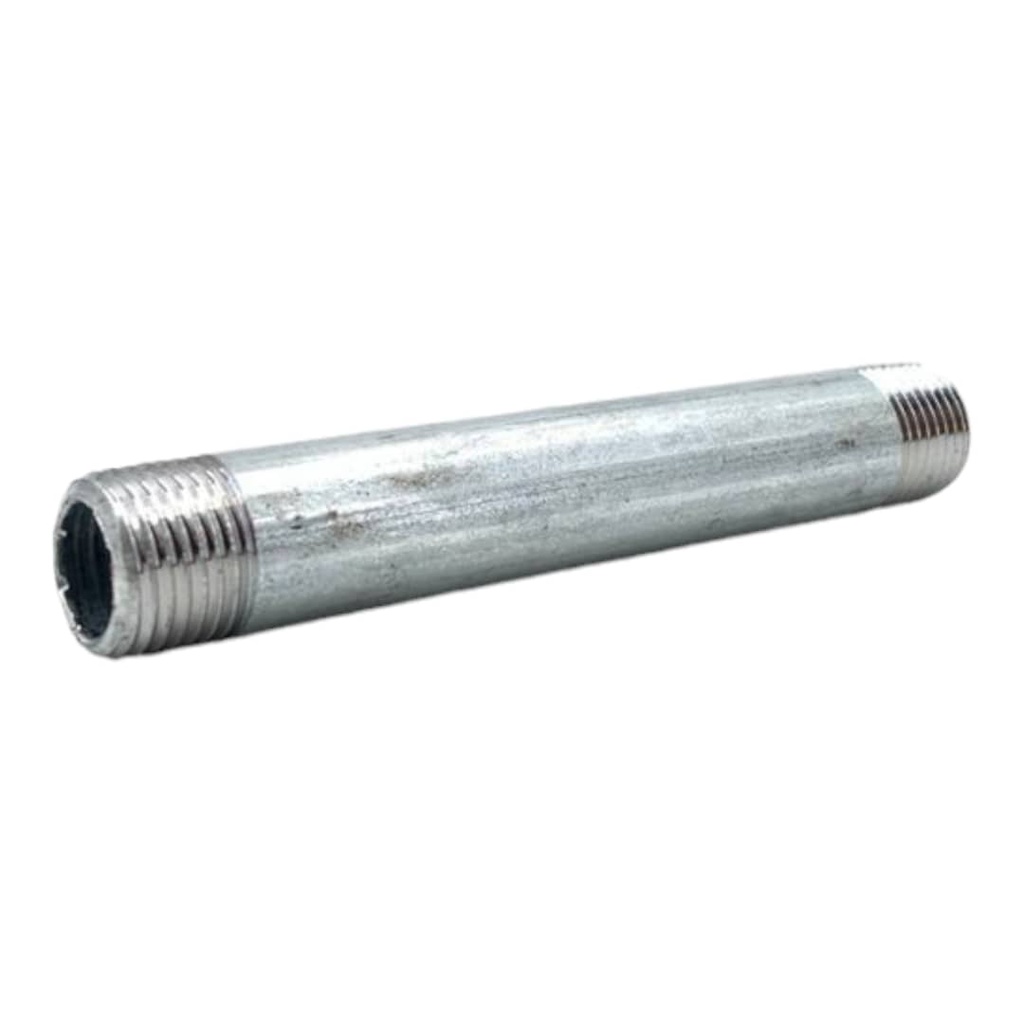 NIPLE GALVANIZADO 1/2" X 5" (LIVIANO)