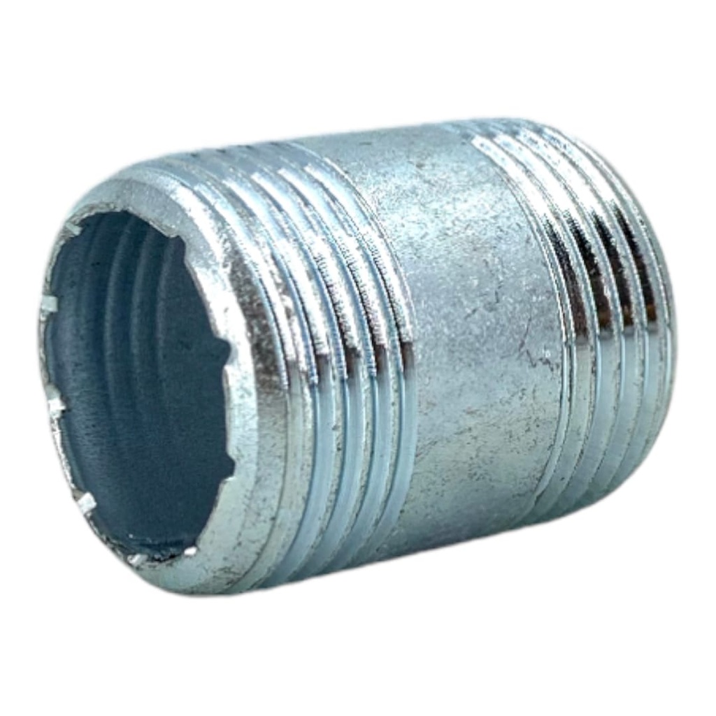 NIPLE SEMI-CORRIDO GALVANIZADO 1" X 4cm (LIVIANO)