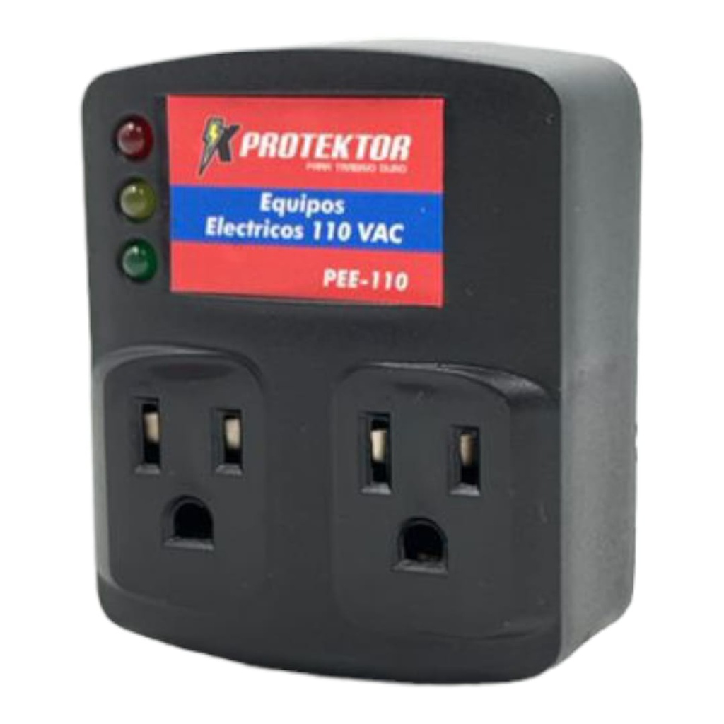 PROTECTOR EQUIPOS ELECTRONICOS 110V - 2 TOMAS