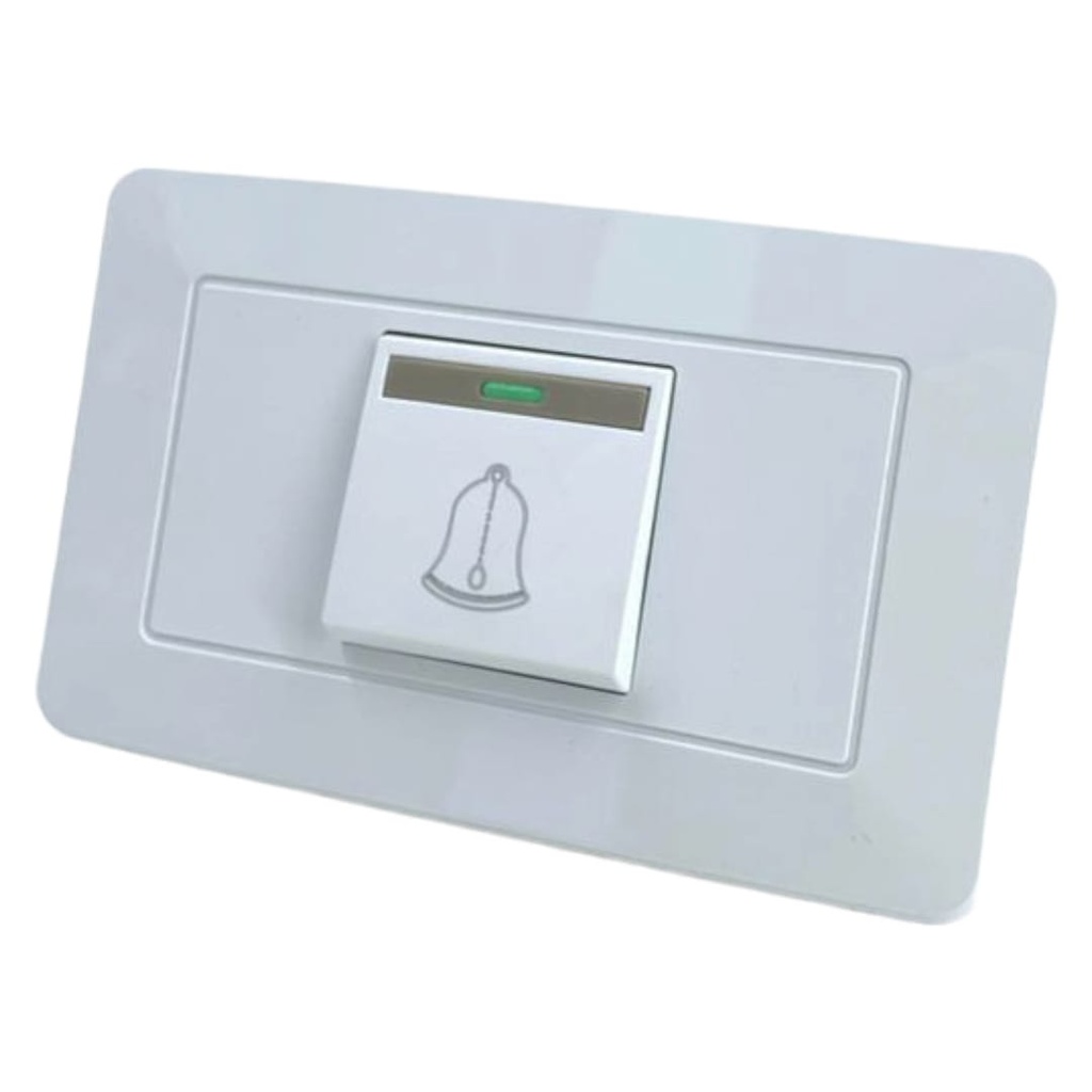 PULSADOR BLANCO P/TIMBRE