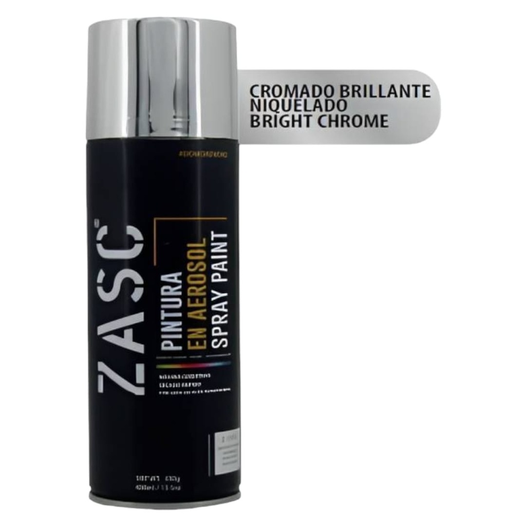 SPRAY CROMADO BRILLANTE NIQUELADO 400ml