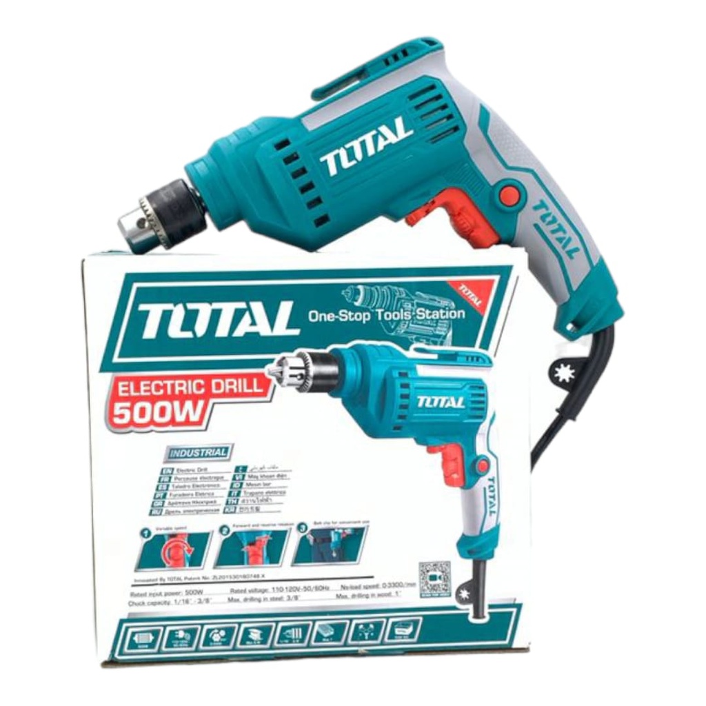 TALADRO ELECTRICO 500W 3300rpm