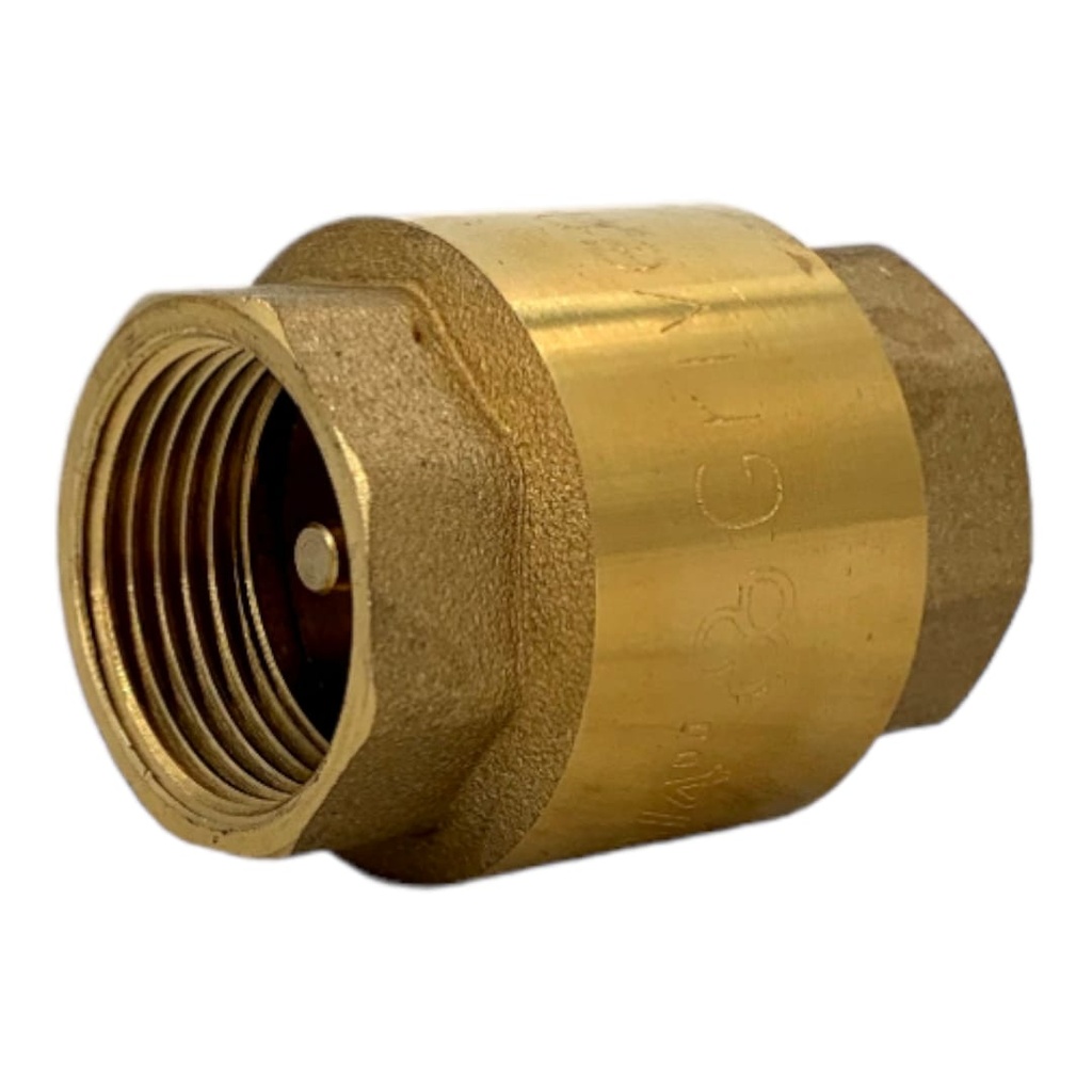 VALVULA CHECK 3/4" BRONCE VERTICAL