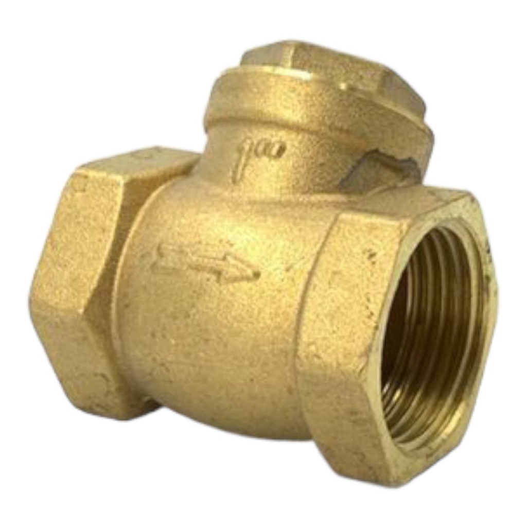 VALVULA CHECK BRONCE 1/2" T/COMPUERTA