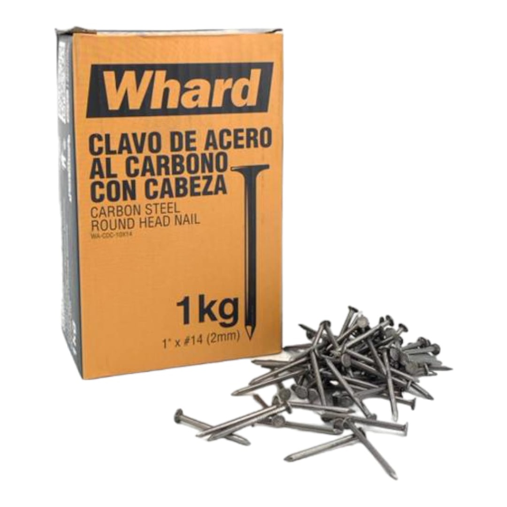 CLAVO DULCE 1" X 14 (2mm) C/CABEZA X 1Kg IMP