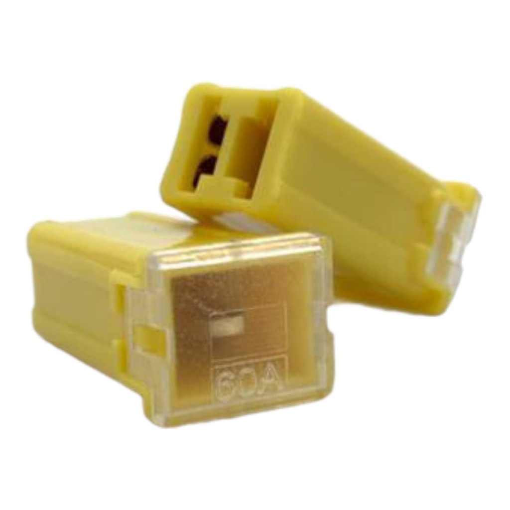 FUSIBLE TIPO JAPONES PEQUEÑO 60AMP AMARILLO IMP