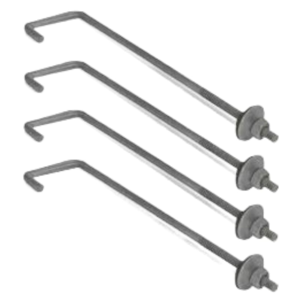 GANCHO 3x1-1/2 x 100UND LARGO P/TECHO