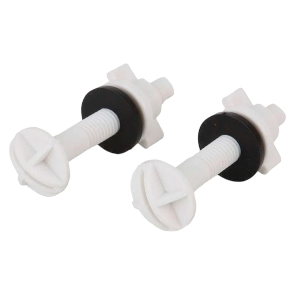 TORNILLOS PARA W.C PLASTICOS (PAR)