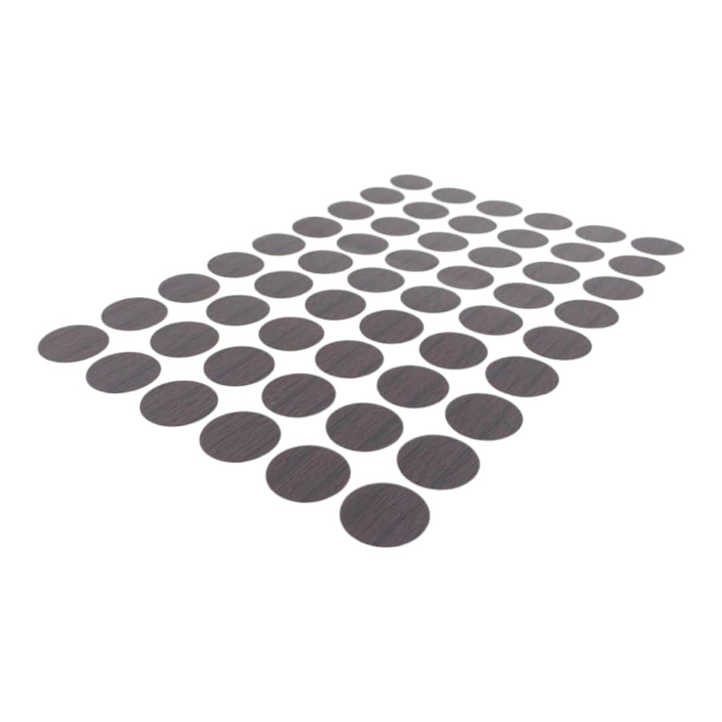 ETIQUETA TAPA TORNILLOS PARA FORMICA #9 54 STICKES x HOJA