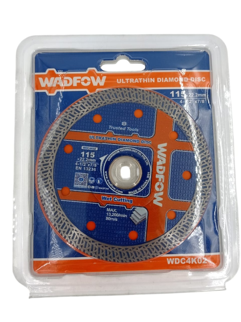 DISCO DIAMANTE TURBO ULTRAFINO 4-1/2"