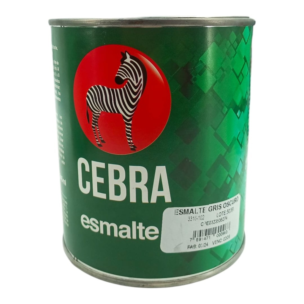 PINTURA GRIS OSCURO 946cc
