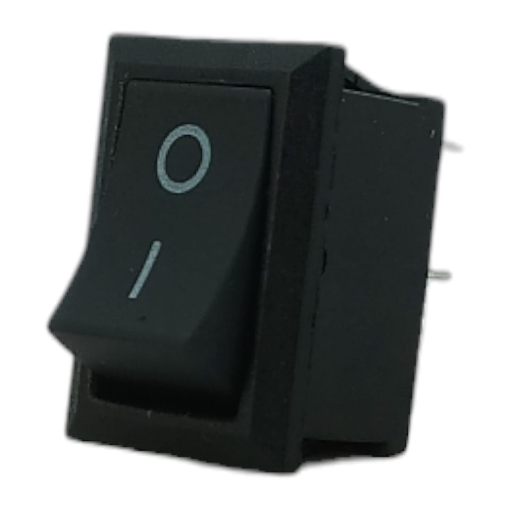 SWITCH BOTON NEGRO PARA CARRO 2 PASES 2 PATAS