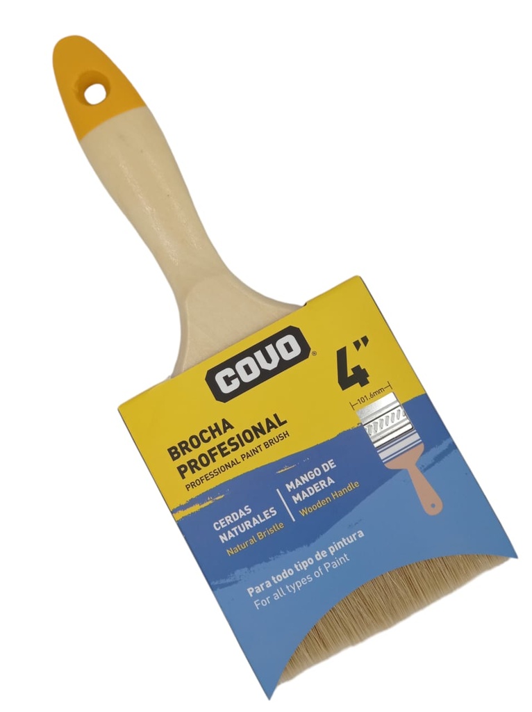 BROCHA 4" M/MADERA