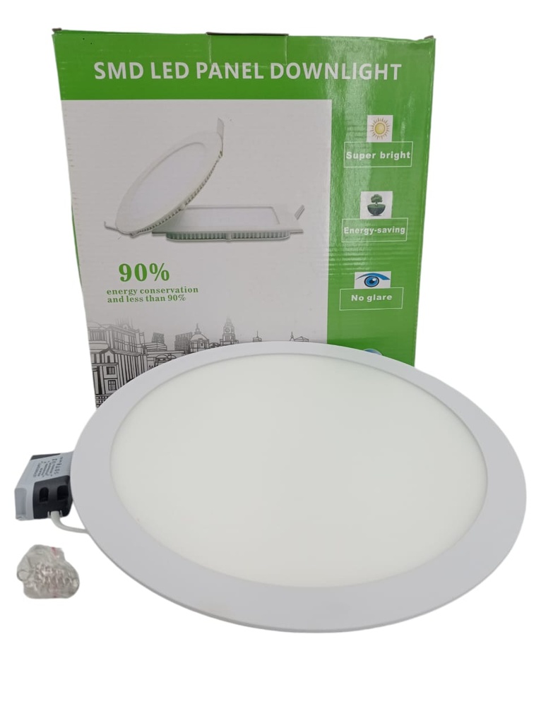 LAMPARA 24W LED REDONDA P/EMPOTRAR
