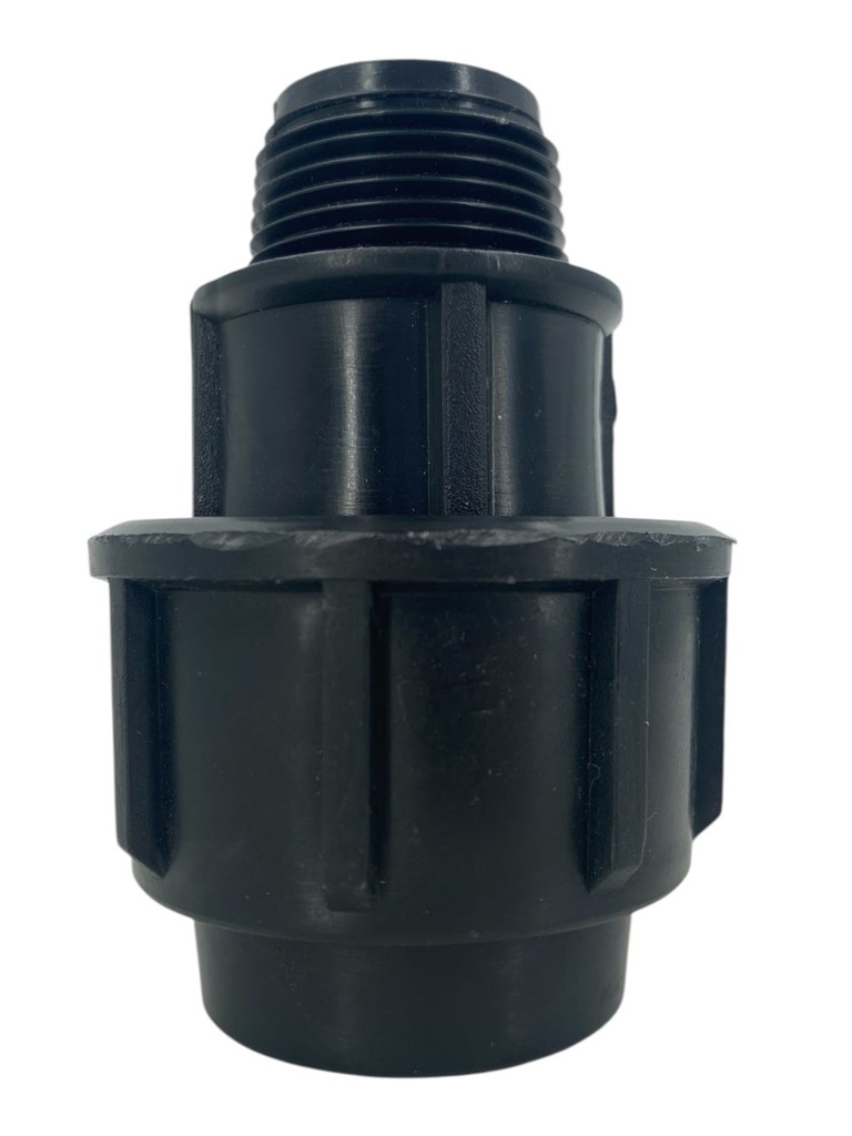 CONECTOR MACHO DE RIEGO 25mm x 1/2"