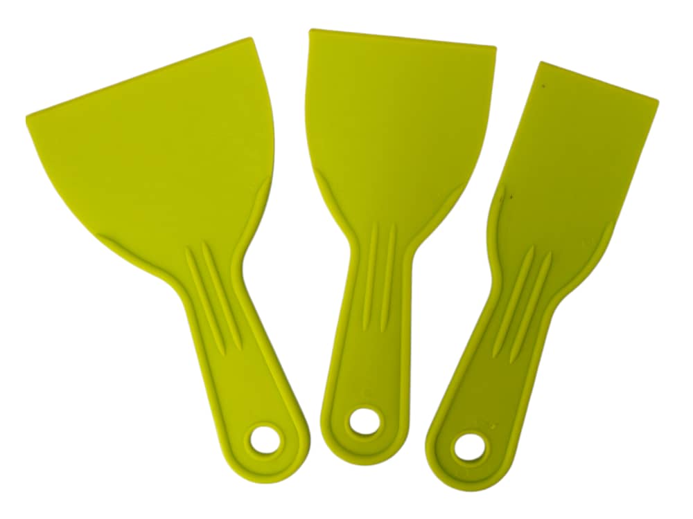 JUEGO DE ESPATULAS PLASTICAS 3PZS