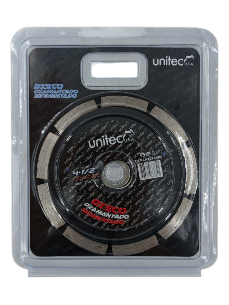 DISCO DIAMANTE 4-1/2" SEGMENTADO