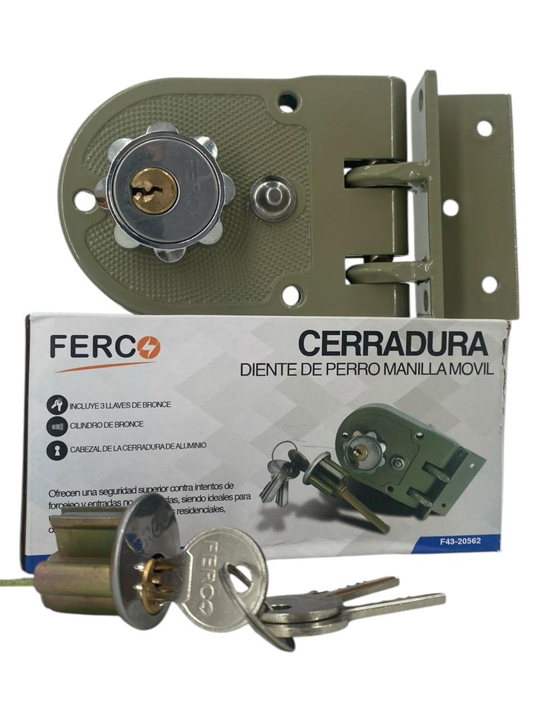 CERRADURA DIENTE DE PERRO
