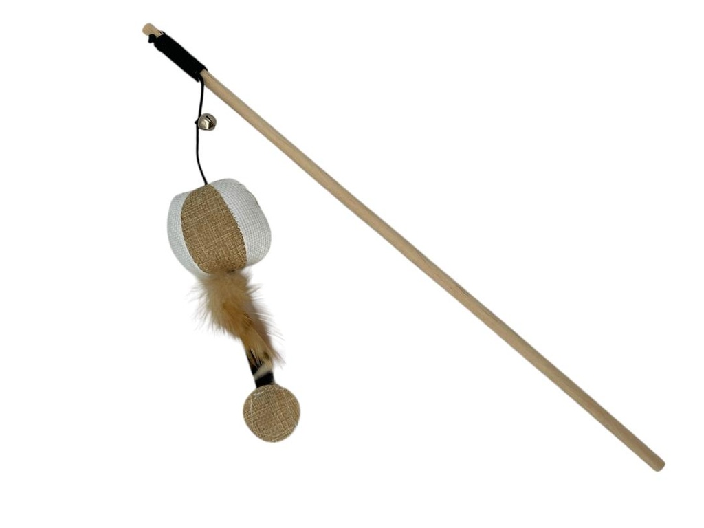 JUGUETE P/GATOS D/MADERA IMP
