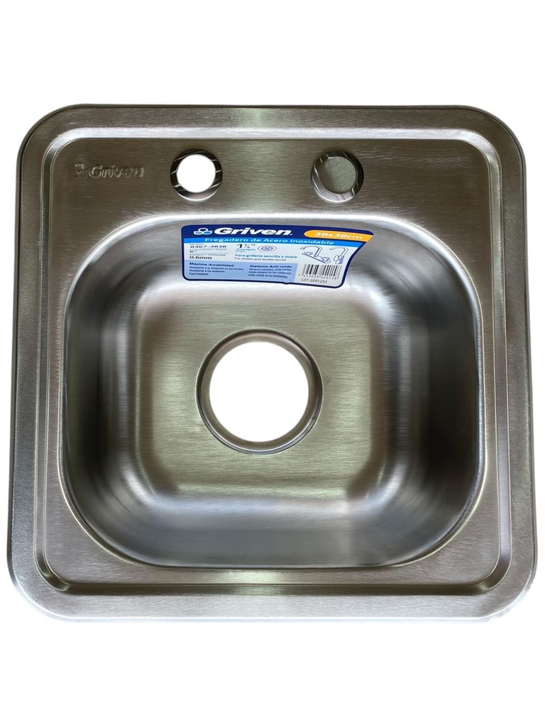 FREGADERO A/I SENCI. 15" X 1