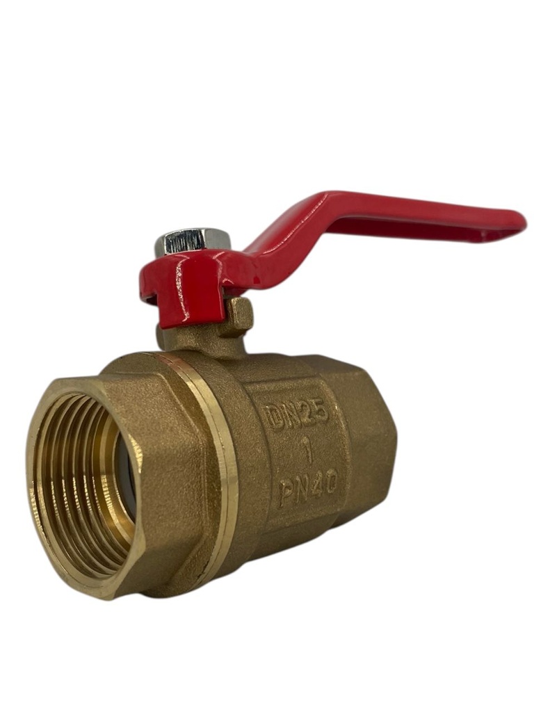 LLAVE DE BOLA BRONCE 1"