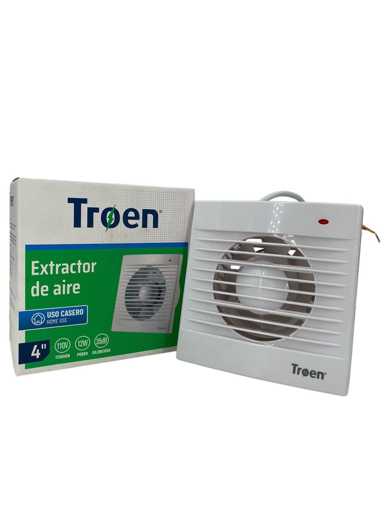 EXTRACTOR DE AIRE PARA PARED 4"