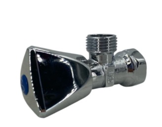 LLAVE DE ARRESTO 1/2" M/H CROMADA