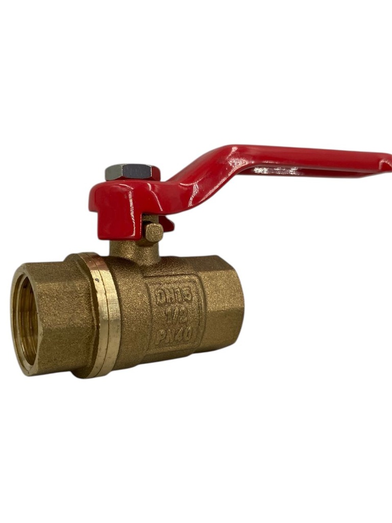 LLAVE DE BOLA BRONCE 1/2"