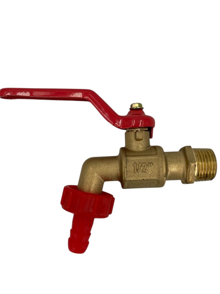 LLAVE DE JARDIN 1/2" BRONCE PALANCA