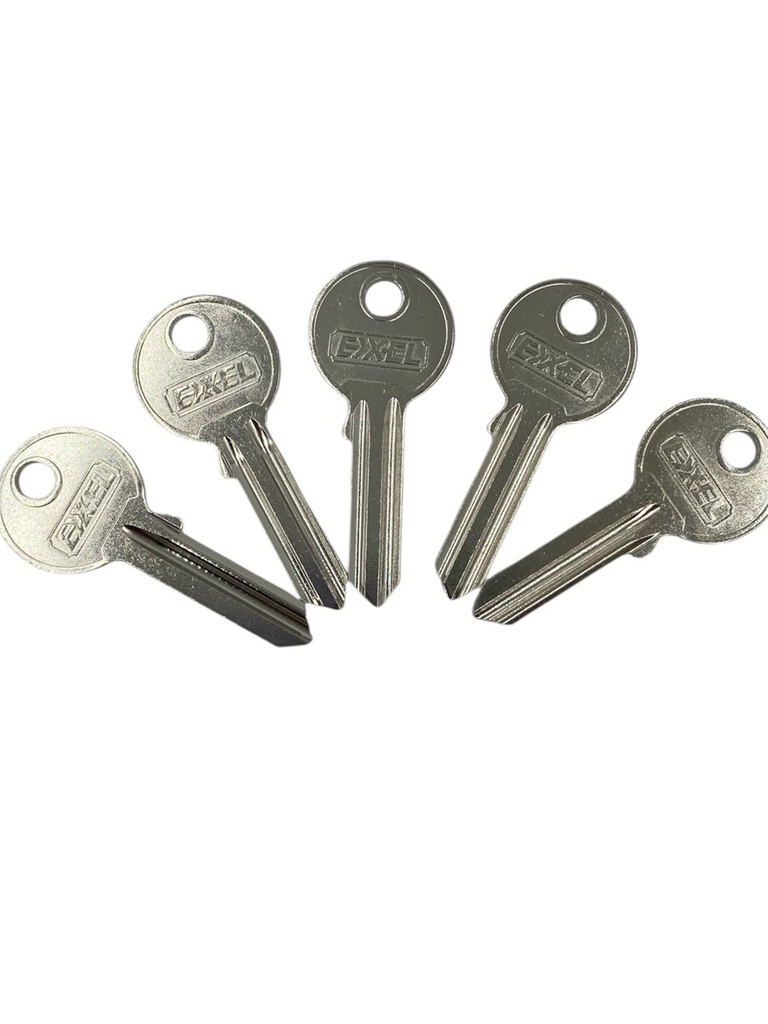 LLAVE EN BLANCO PERFIL UNV DERECHA REDONDA