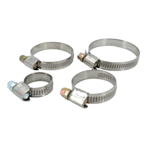 [E0600000088] ABRAZADERA T/ALEMANA 12-20mm x 100UND (ACERO 304)