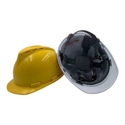 [F0200000034] CASCO DE SEGURIDAD AMARILLO (AJUSTABLE)