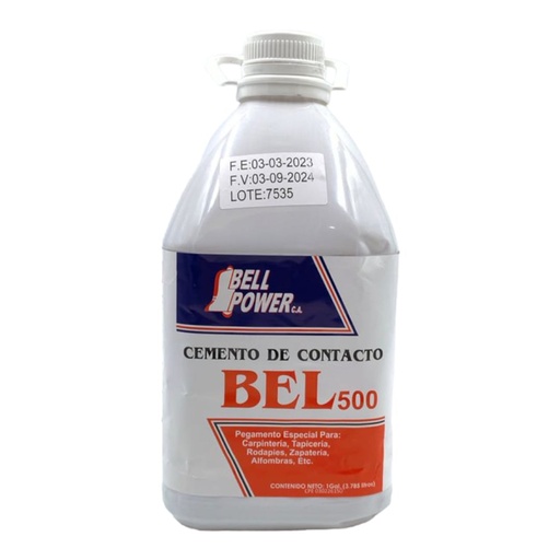 [L0100000043] CEMENTO DE CONTACTO 500 - GALON 3.785Lts
