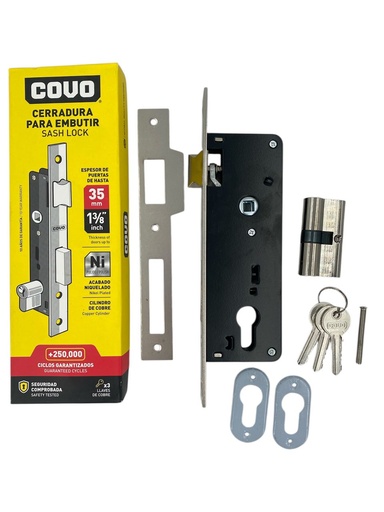 [E0500000030] CERRADURA PARA EMBUTIR 35mm