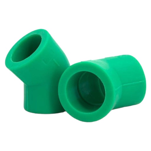 [A0300000294] CODO PPR 1/2" x 45 VERDE (TERMOFUSION)