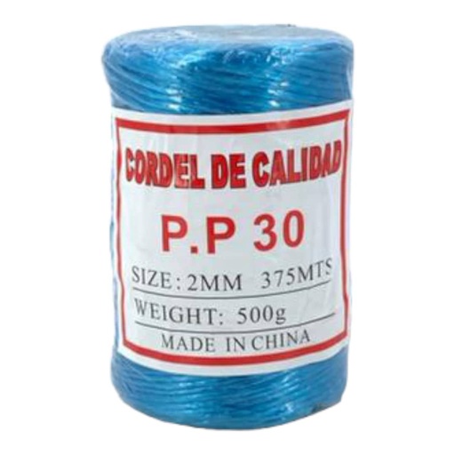 [E0300000098] CORDEL MULTIUSO PP30 2mm X 500g AZUL