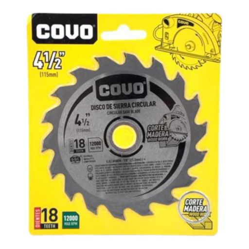 [F0100000138] DISCO DE SIERRA 4-1/2" x 18T